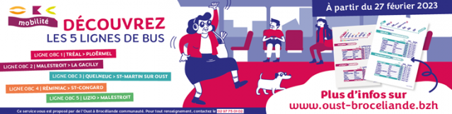 NOUVEAUTE : OBC lance 5 lignes de bus